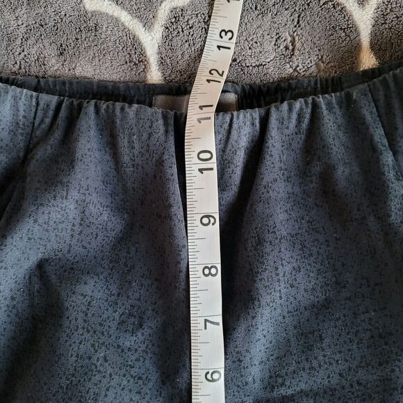 Oska Womens Trouser Pants Size 2 Black Printed Pull On High Rise Straight Leg - Picture 9 of 12